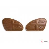 LUIMOTO TANK LEAF UNION JACK Tank Pads for the Triumph Bonneviille T120 /T100, Scrambler 1200, Thruxton 1200 /R (2016+), and Speed Twin (2019+) LUIMOTO TANK LEAF UNION JACK Tank Pads for the Triumph Bonneviille T120 /T100, Scrambler 1200, Thruxton 1200 /R (2016+), and Speed Twin (2019+)